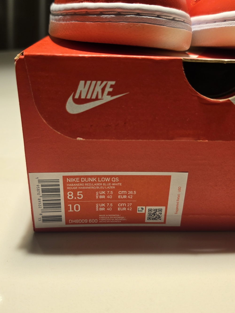 Nike Dunk Low QS Fruity Pebbles - LBJ - Size 8.5 - Picture 7 of 7